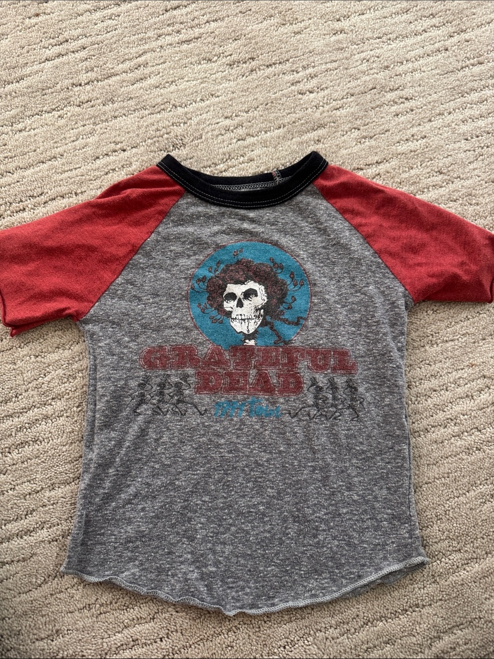 Rowdy Sprout Grateful Dead Graphic Raglan Tee